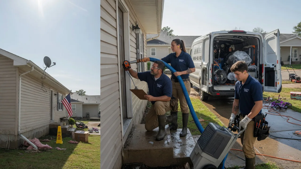Ceiling Water Damage Restoration in Landis, NC near me